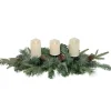 32" Artificial Mixed Pine and Pine Cones Christmas Candle Holder Centerpiece