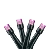20 Battery Operated Pink LED Christmas Micro Light Set - 7.25 ft Green Wire