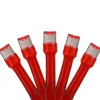 20 Battery Operated Red LED Wide Angle Christmas Lights - 6.25 ft Red Wire