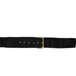 56" Black and Silver Santa Claus Men's Christmas Belt Costume Accessory