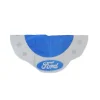 45.5" Blue and White Ford Scalloped Christmas Tree Skirt