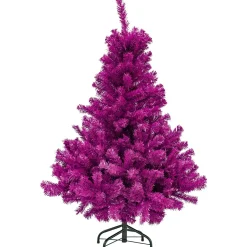 6' Boysenberry Purple Pine Artificial Christmas Tree, Unlit