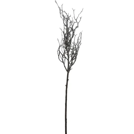 43" Brown and White Frosted Artificial Christmas Poplar Tree Branch