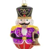 4.5" Bugle Brigade Nutcracker Christmas Ornament with Gems