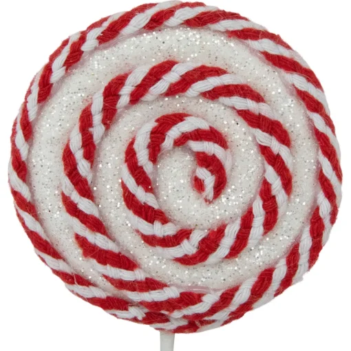 17" Candy Cane Lollipops Decorative Christmas Spray
