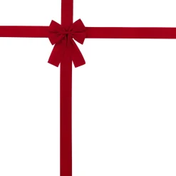 14' Classic Red Velvet Christmas Door Bow