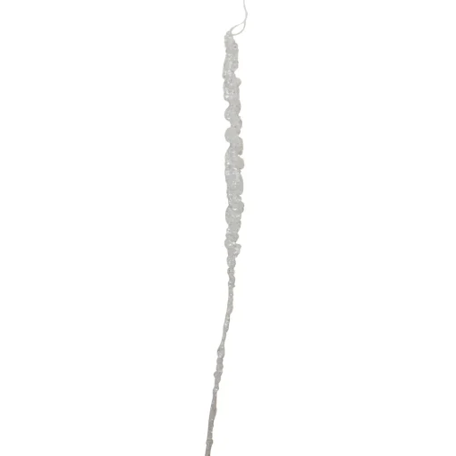 30.5" Clear and Brown Contemporary Dangling Icicle Christmas Ornament