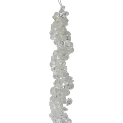 30.5" Clear and Brown Contemporary Dangling Icicle Christmas Ornament