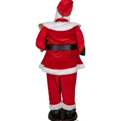 5' Deluxe Traditional Animated and Musical Dancing Santa Claus Christmas Figure