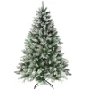 7' Flocked Angel Pine Artificial Christmas Tree - Unlit