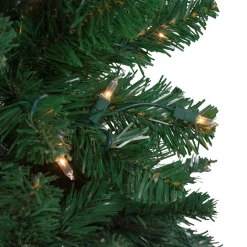 6.5 Ft Pre-Lit Ravenna Pine Artificial Christmas Tree - Warm White LED Lights