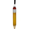 5.75" Glittered Pencil Glass Christmas Ornament