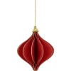 4.25" Glittered Red Onion Christmas Ornament