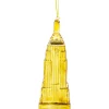 5" Gold Skyscraper Building Glass Christmas Ornament
