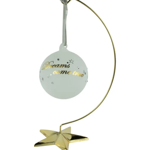 12.50" Gold Star Christmas Ornament Holder