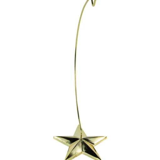 12.50" Gold Star Christmas Ornament Holder