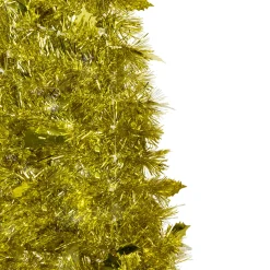 4' Gold Tinsel Pop-Up Artificial Christmas Tree, Unlit