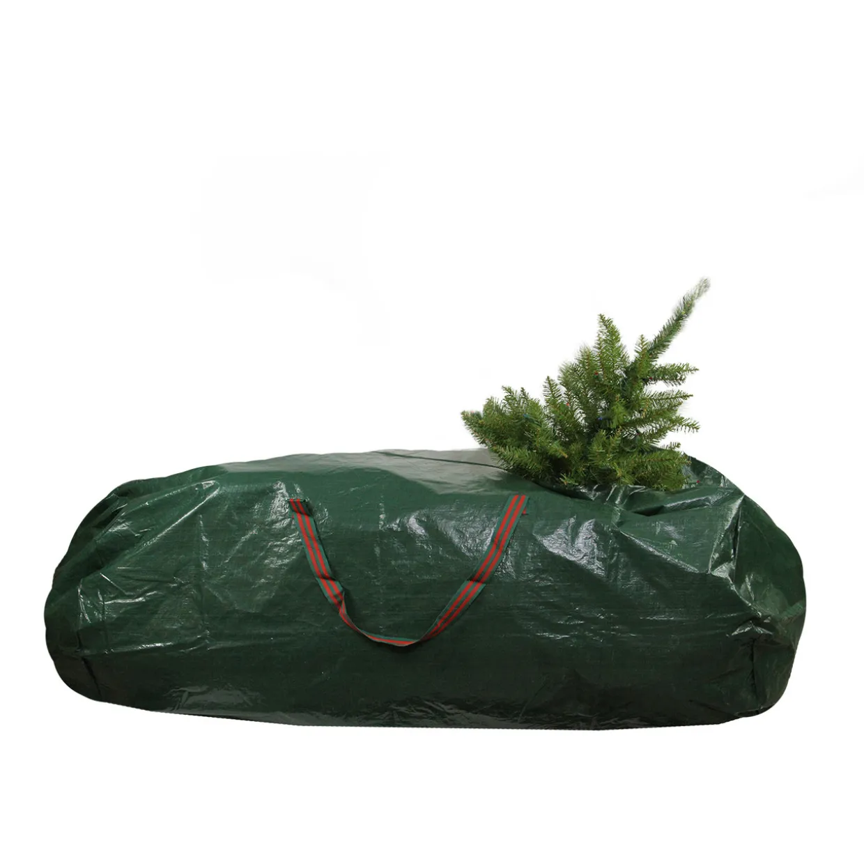 56" Green and Red Artificial Christmas Tree Storage Bag