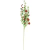 32" Green and Red Jingle Bells and Berry Artificial Glitter Christmas Spray