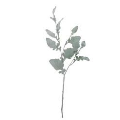 32" Green Frosted Oak Leaf Artificial Christmas Spray