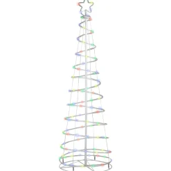 6' LED Color Changing Multiple Function Outdoor Spiral Christmas Tree