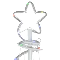 6' LED Color Changing Multiple Function Outdoor Spiral Christmas Tree