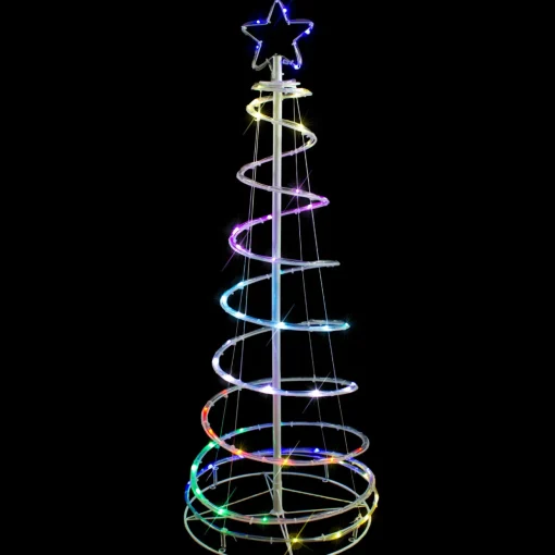 4' LED Color Changing Multiple Function Outdoor Spiral Christmas Tree
