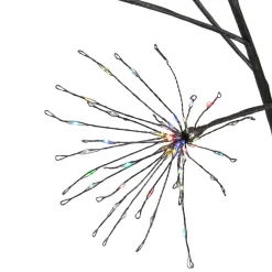 5' LED Lighted Christmas Fireworks Tree, Multi-Color Lights