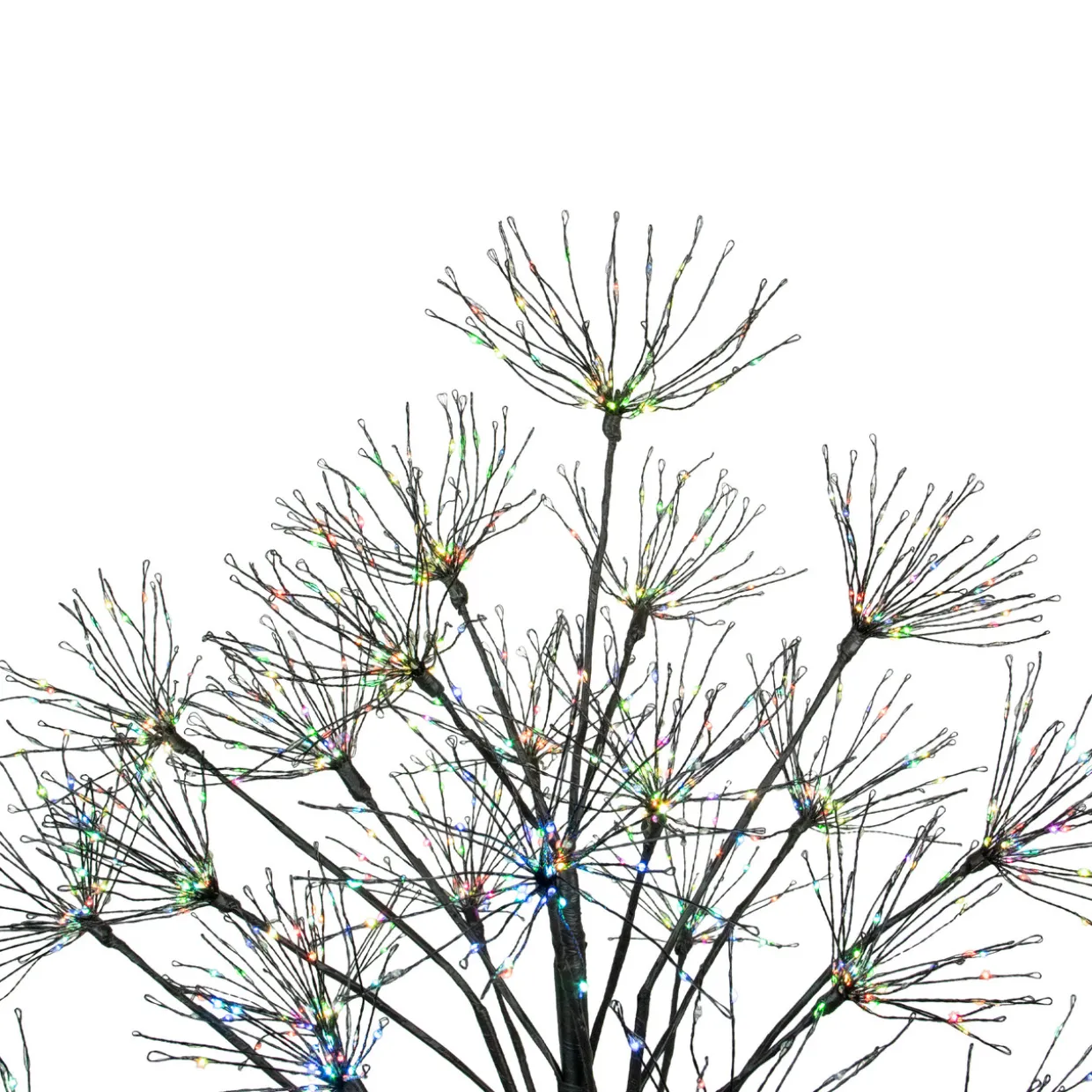 5' LED Lighted Christmas Fireworks Tree, Multi-Color Lights