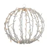13" LED Lighted Christmas Hanging Ball Decoration – Warm White Lights