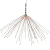 20" LED Lighted Firework Silver Branch Christmas Decoration - Red Lights