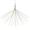 20" LED Lighted Firework Silver Branch Christmas Decoration - Warm White Lights