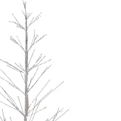 6' LED Lighted White Birch Christmas Twig Tree - Pure White Lights