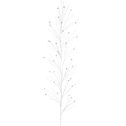 6' Lighted Christmas Garland with Jingle Bells - Cool White Lights