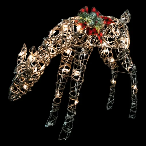 39.75" Lighted Reindeer Christmas Decoration