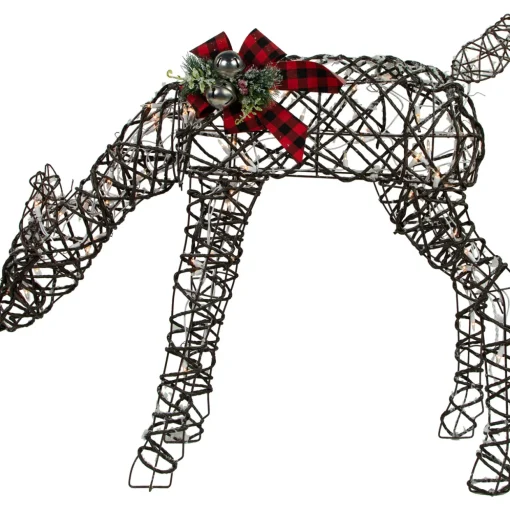 39.75" Lighted Reindeer Christmas Decoration