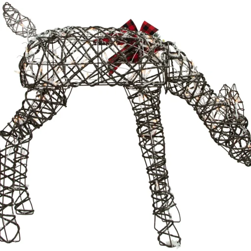 39.75" Lighted Reindeer Christmas Decoration