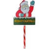 28" Lighted Santa Claus 'Merry Christmas' Lawn Stake - Clear Lights