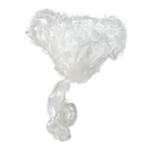 8" Mrs. Santa Claus Curly Christmas Wig Women Costume Accessory - One Size