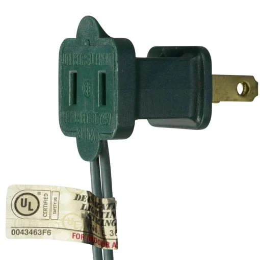 50 Multi-Color LED C7 Mini Christmas Lights, 20.25 ft Green Wire