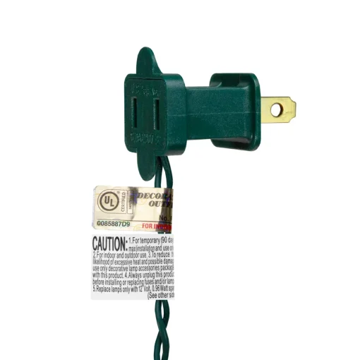 200 Multi-Color LED Wide Angle Christmas Lights, 49ft Green Wire