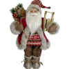 18" Nordic Santa Christmas Figure with Sled