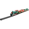 30 Pc Battery Operated Lighted and Animated Classic Christmas Train Set with Music