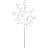 24" Pink and White Pom Pom Christmas Spray