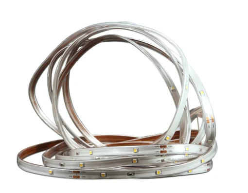 18' Pink LED Outdoor Christmas Linear Tape Lighting - White Finish