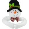 25" Plush Snowman Christmas Tree Topper, Unlit