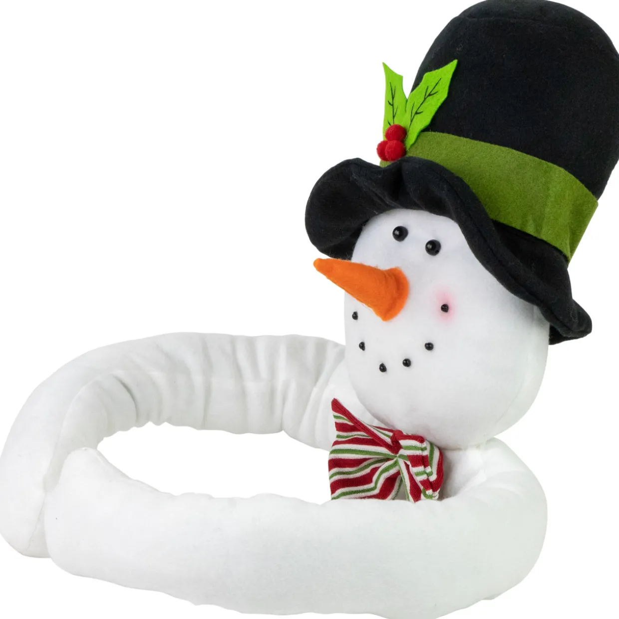 25" Plush Snowman Christmas Tree Topper, Unlit
