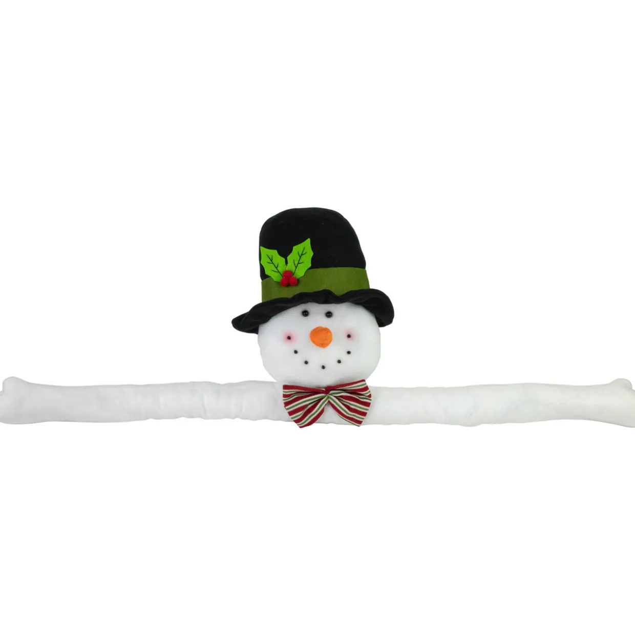25" Plush Snowman Christmas Tree Topper, Unlit