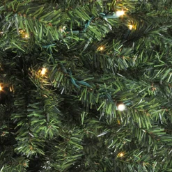 3' Pre-Lit Canadian Pine Artificial Christmas Tree, Clear LED Lights