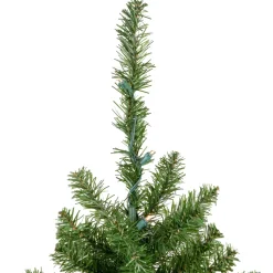 3' Pre-Lit Canadian Pine Artificial Christmas Tree, Clear LED Lights